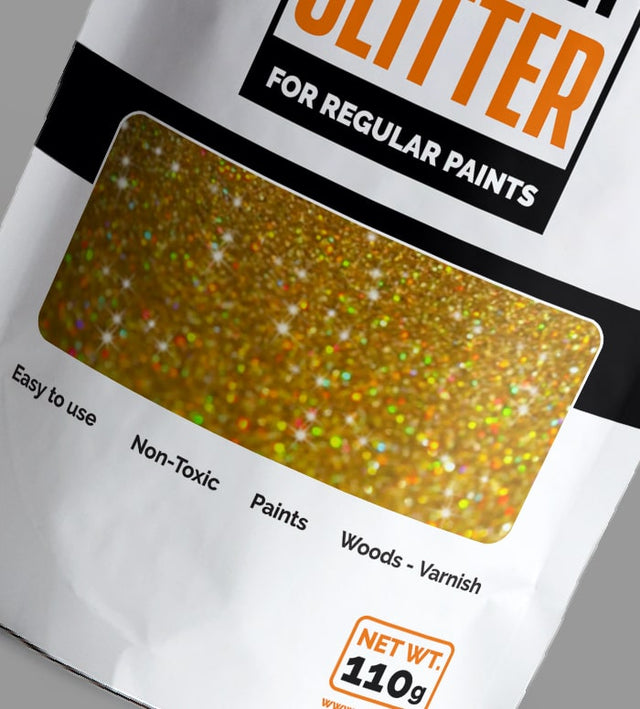Gold Paint Glitter
