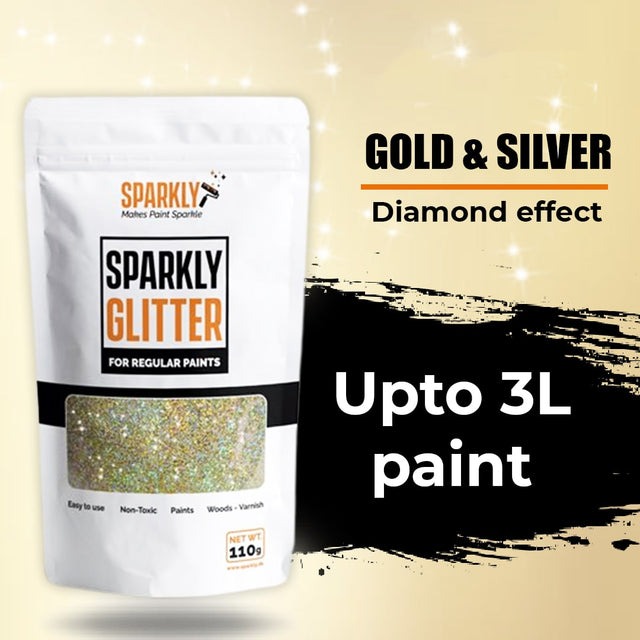 Gold & Silver Paint Glitter